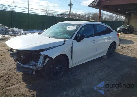 2022 Honda Civic Sport z USA, uszkodzony, nr VIN 2HGFE2F59NH563479